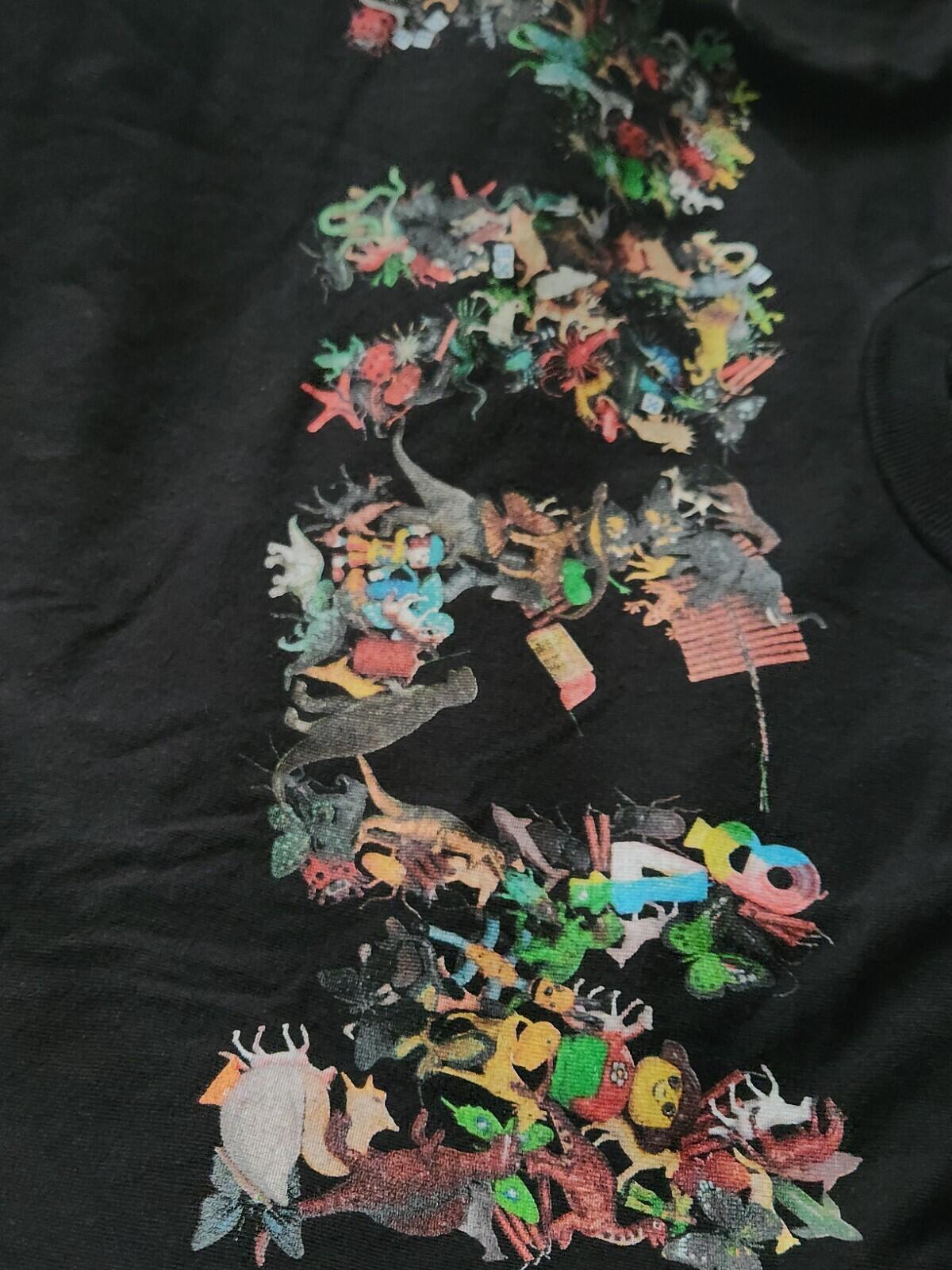 SS21 Supreme Toy Pile Tee size L Large Black T-shirt big logo