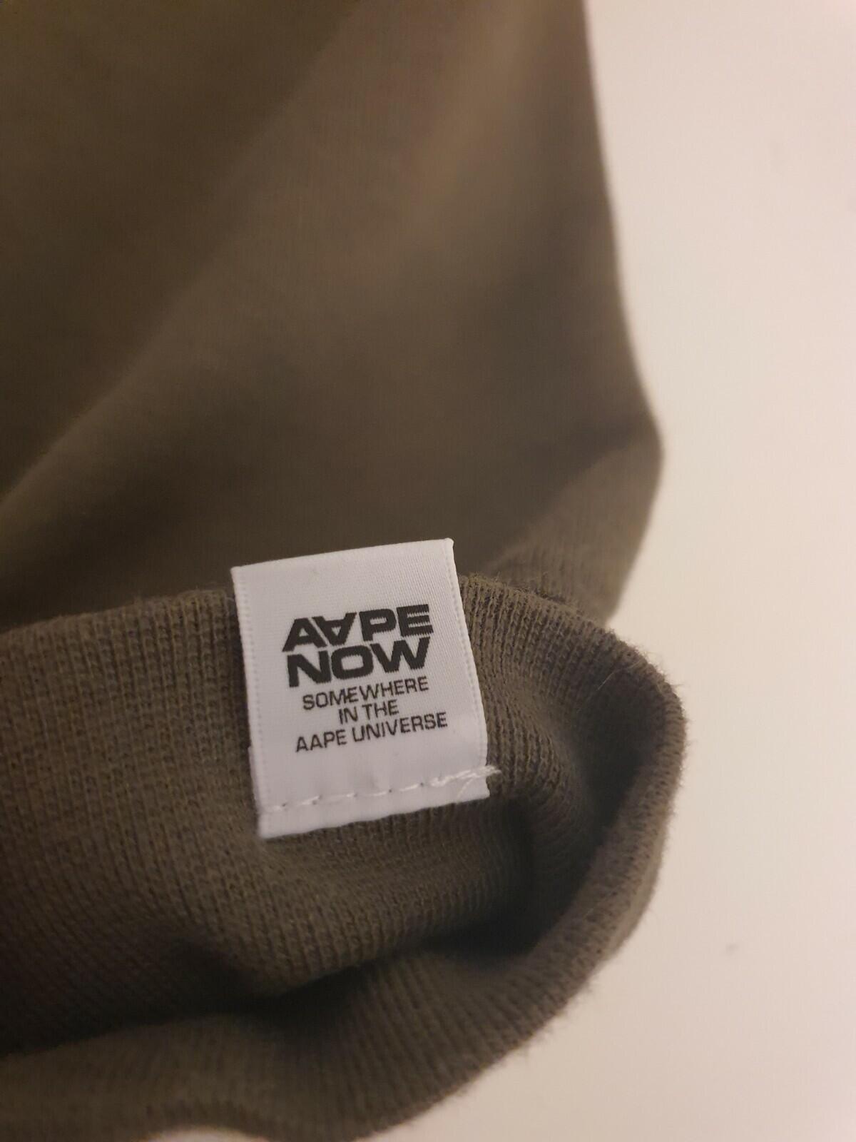 AAPE by A BATHING APE Hooded Sweatshirt Olive Size S BAPE