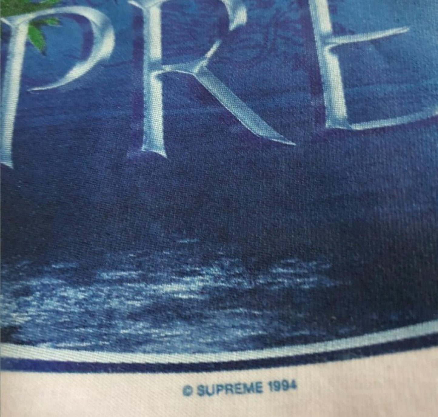 SS16 Supreme Lagoon Tee White Size M