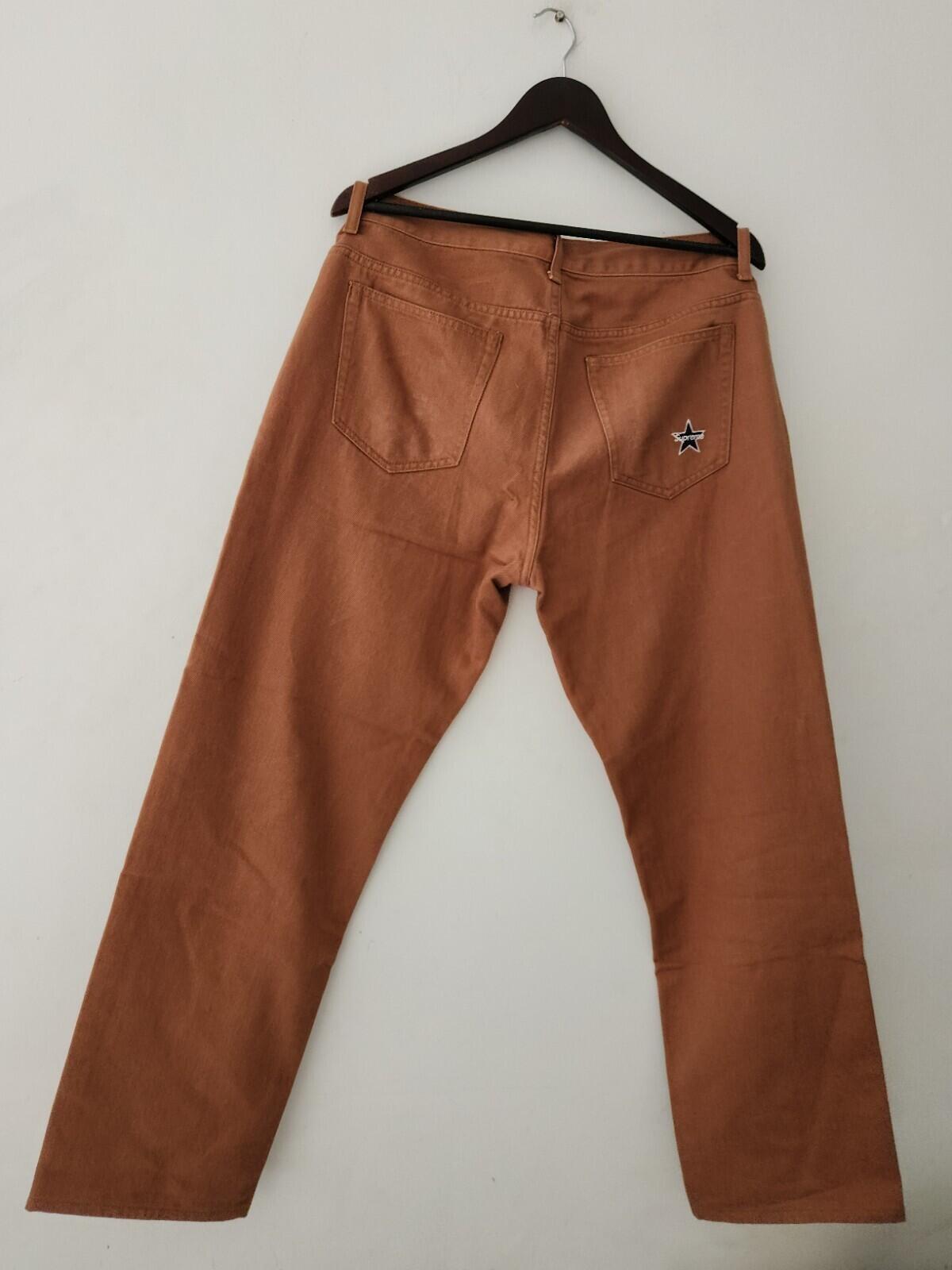 SS24 Supreme Regular Jean Size 36 W36 L32 Brown Jeans 13 Oz.