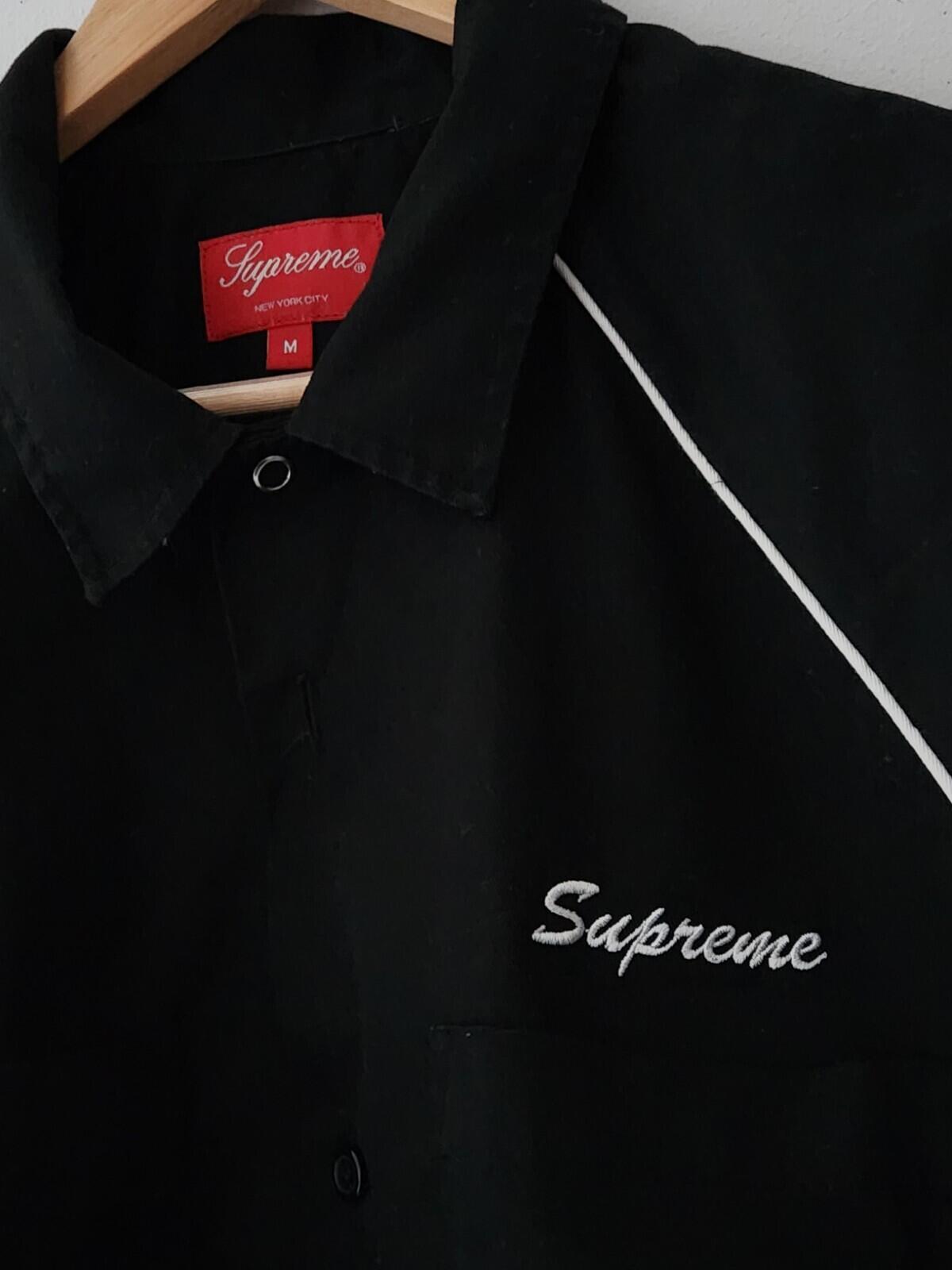 SS22 Supreme F UCK Everything S/S work shirt black size M Medium
