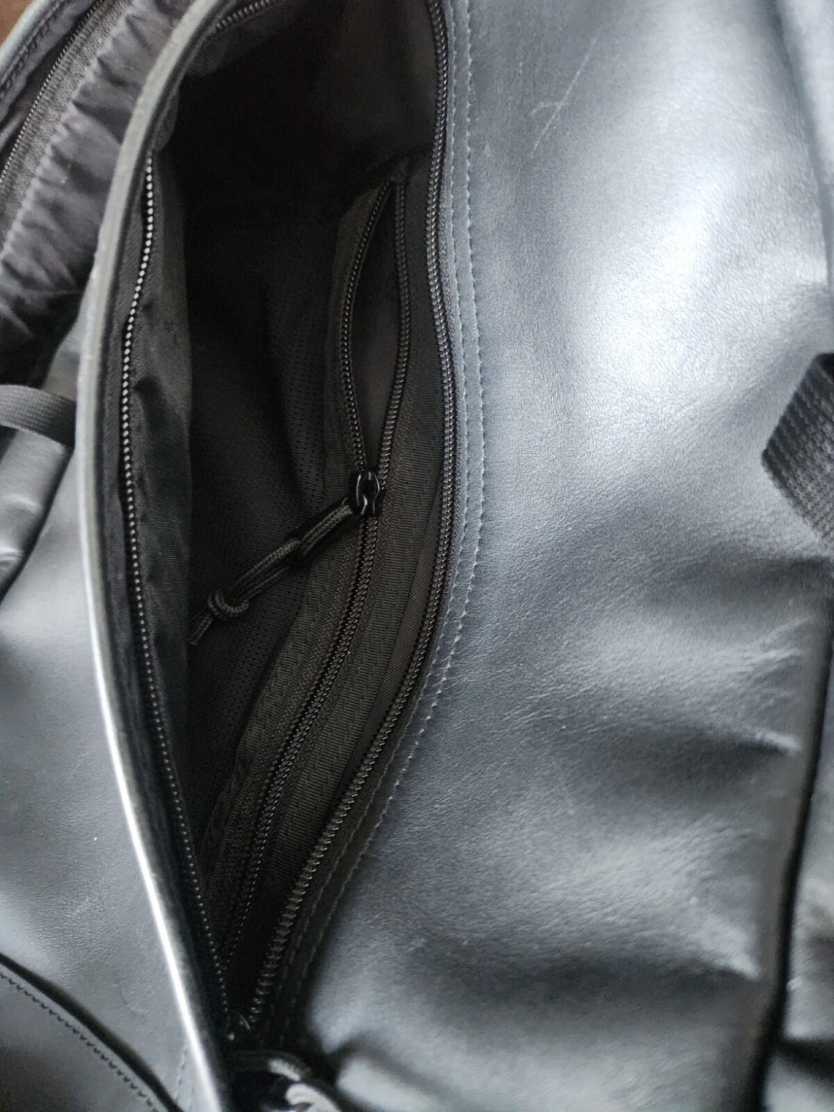 FW23 Supreme Leather Backpack Black