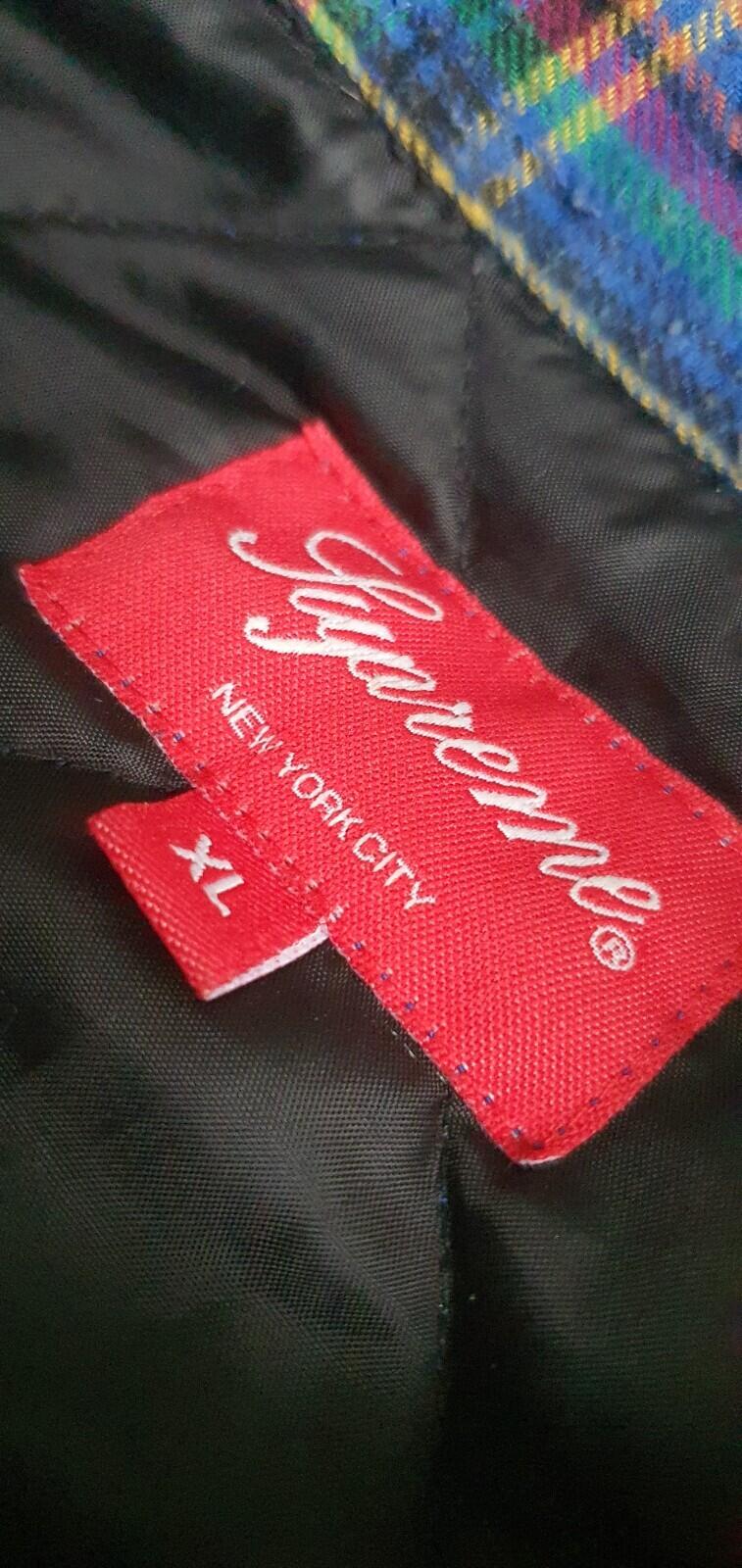 FW21 Supreme Quilted Plaid Flannel Shirt Blue Size XL