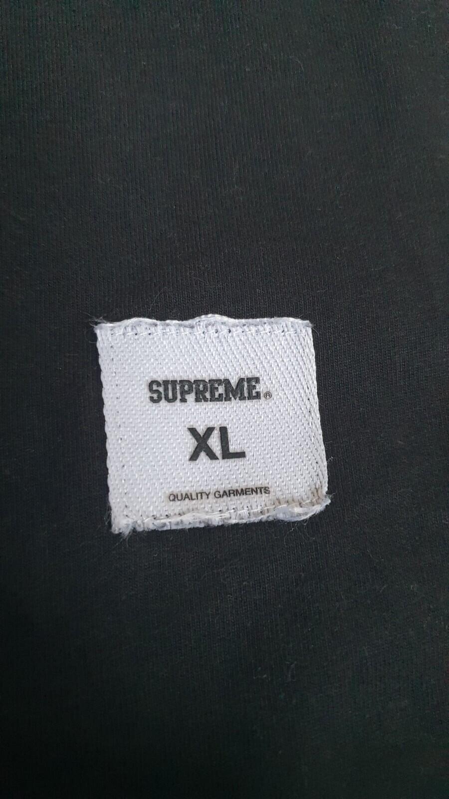 FW20 Supreme Trademark L/S Top Tee Black Size XL
