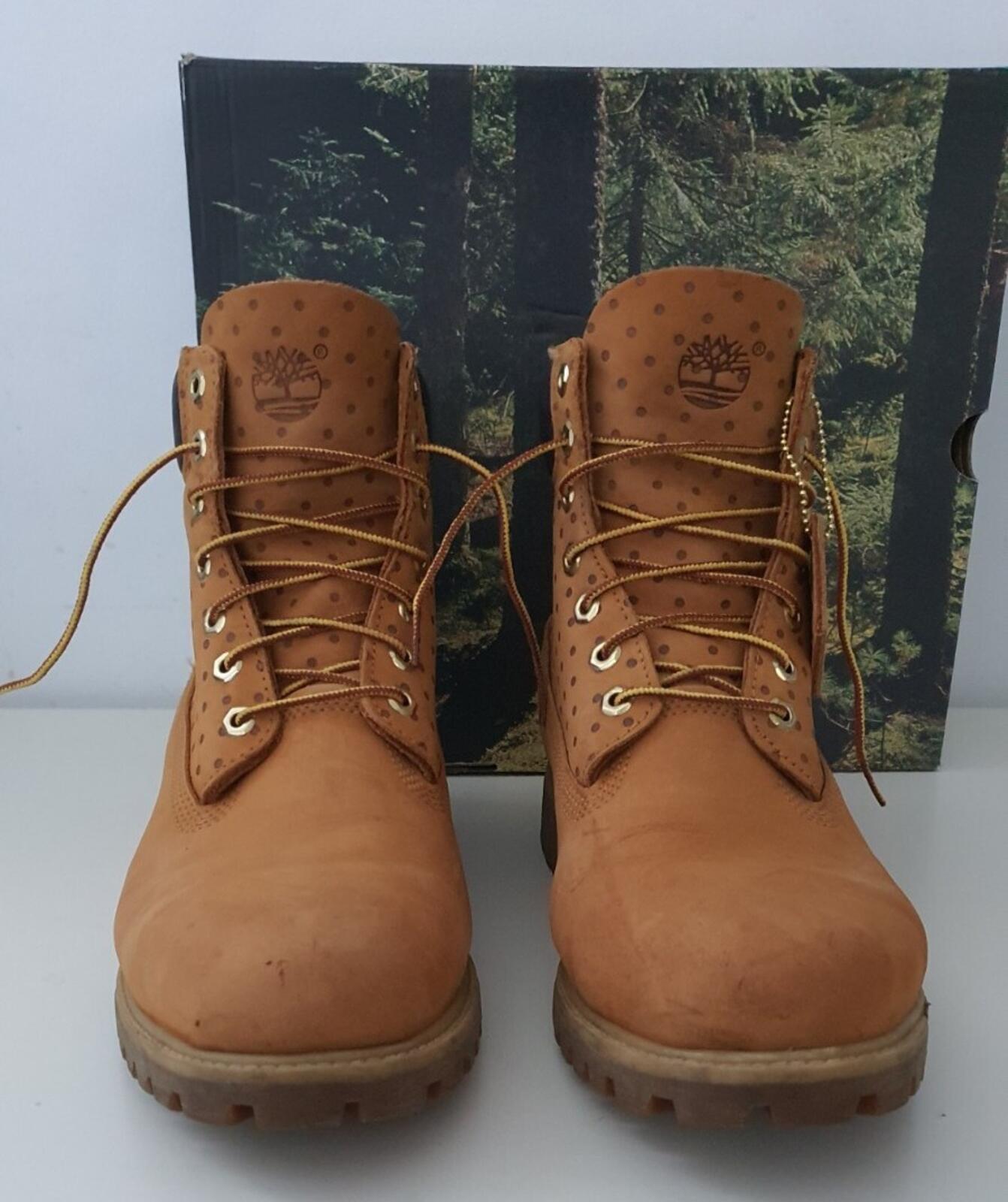 FW15 Supreme x Comme Des Garcons x Timberland 6" Boots Schuhe UK 10.5 US 11 EU 45