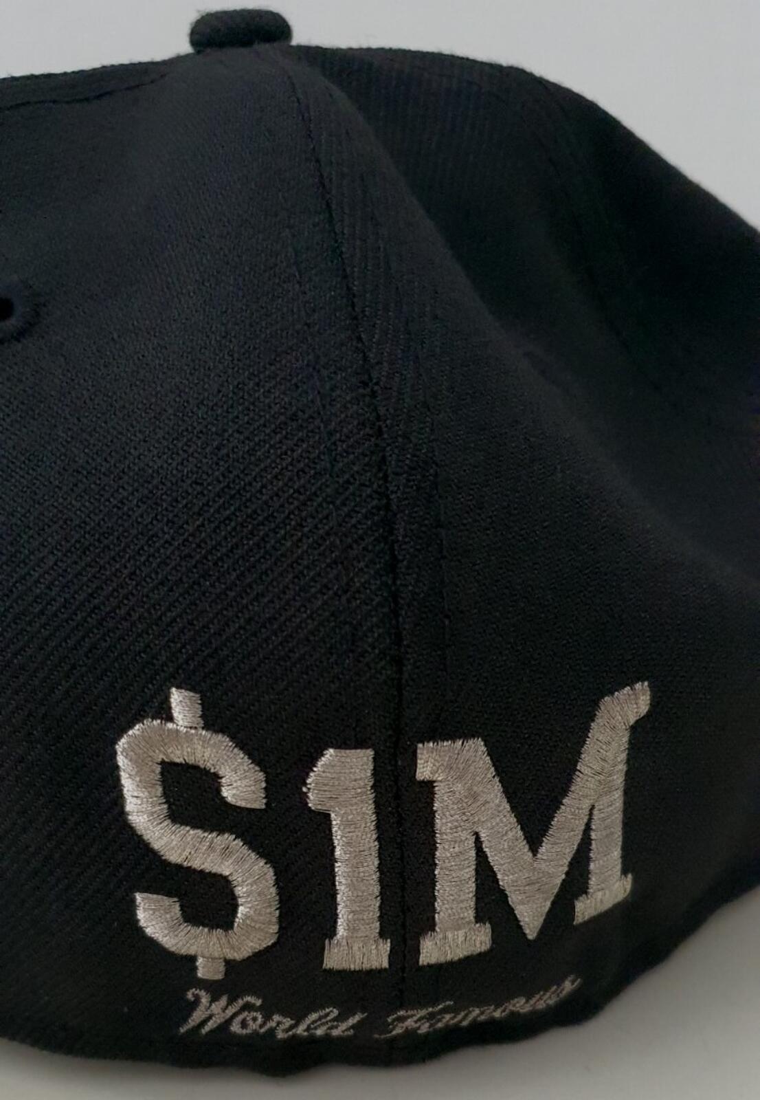 SS20 Supreme $1M box logo New Era size 7 1/8 black cap hat New with tag