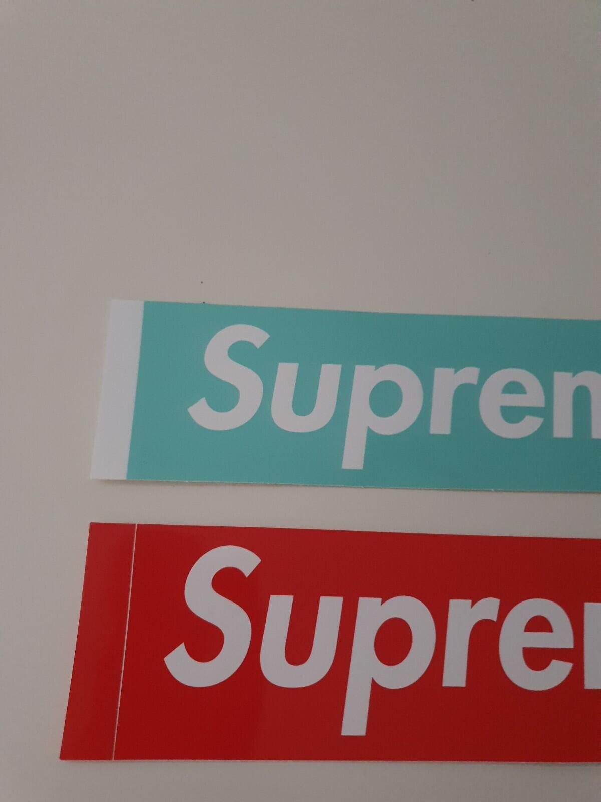 FW21 Supreme x Tiffany & Co. Box logo sticker