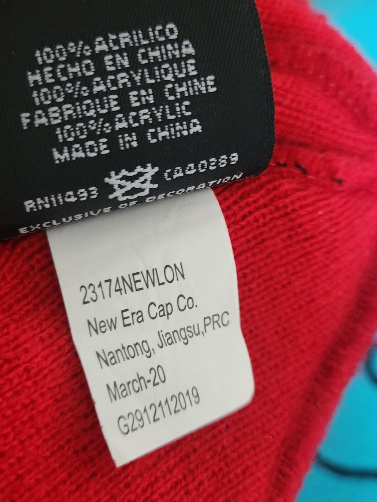 Gorro rojo Supreme New Era Germs SS20