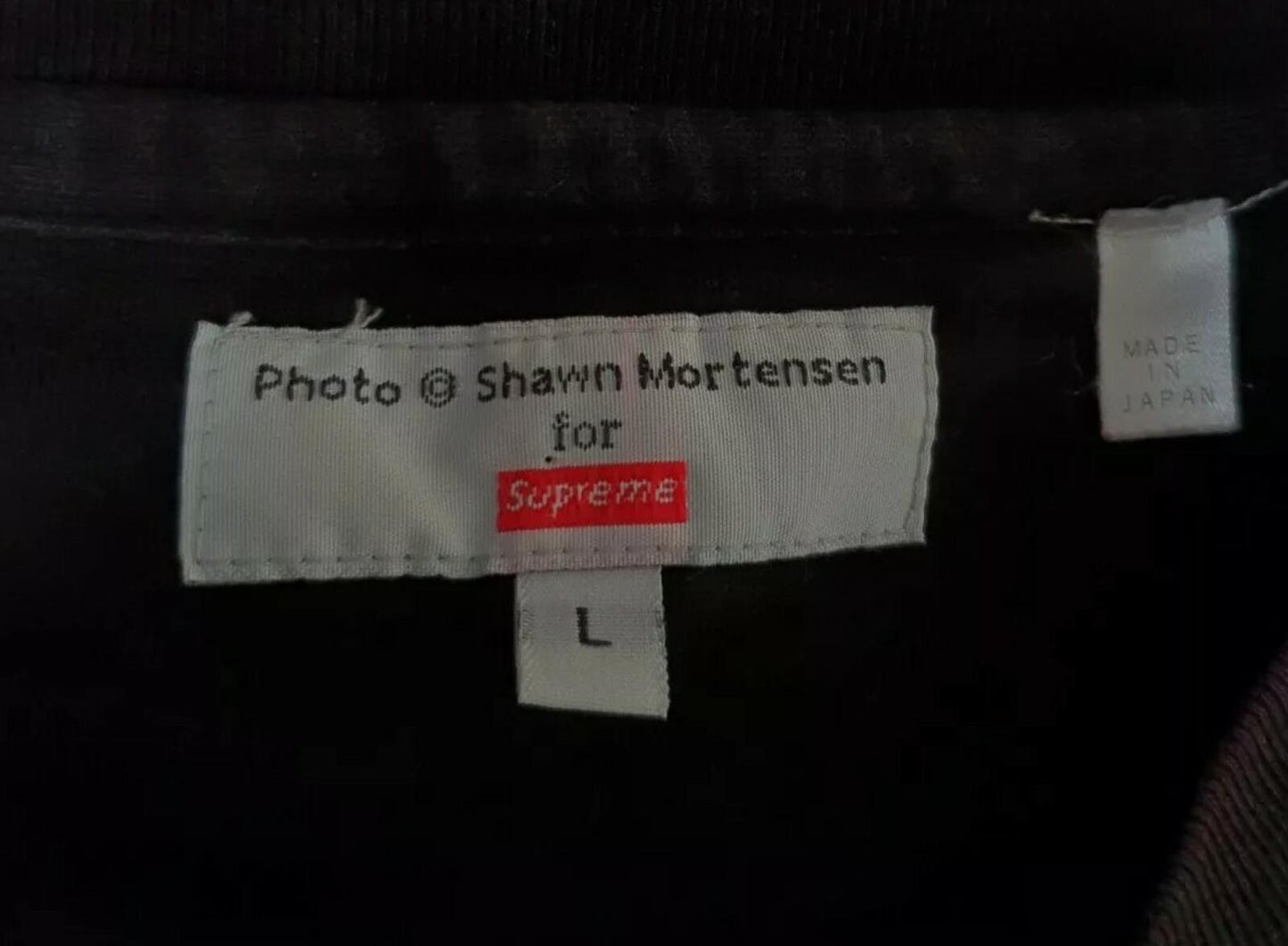 Camiseta de manga larga tipo raglán de Supreme Shawn Mortensen Zapatista de 2005, talla L