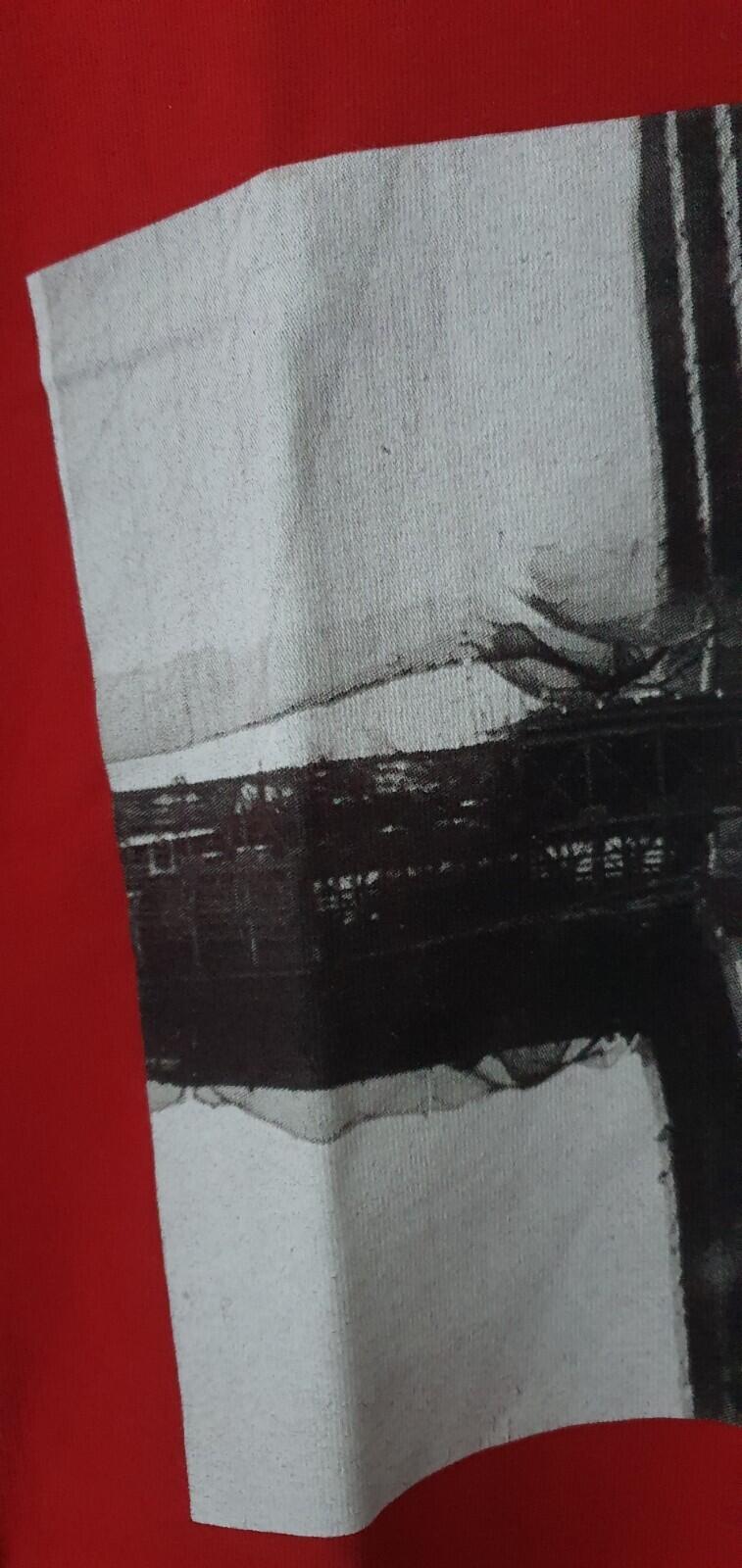 FW19 Supreme Bridge Tee Talla M Rojo Sane Smith