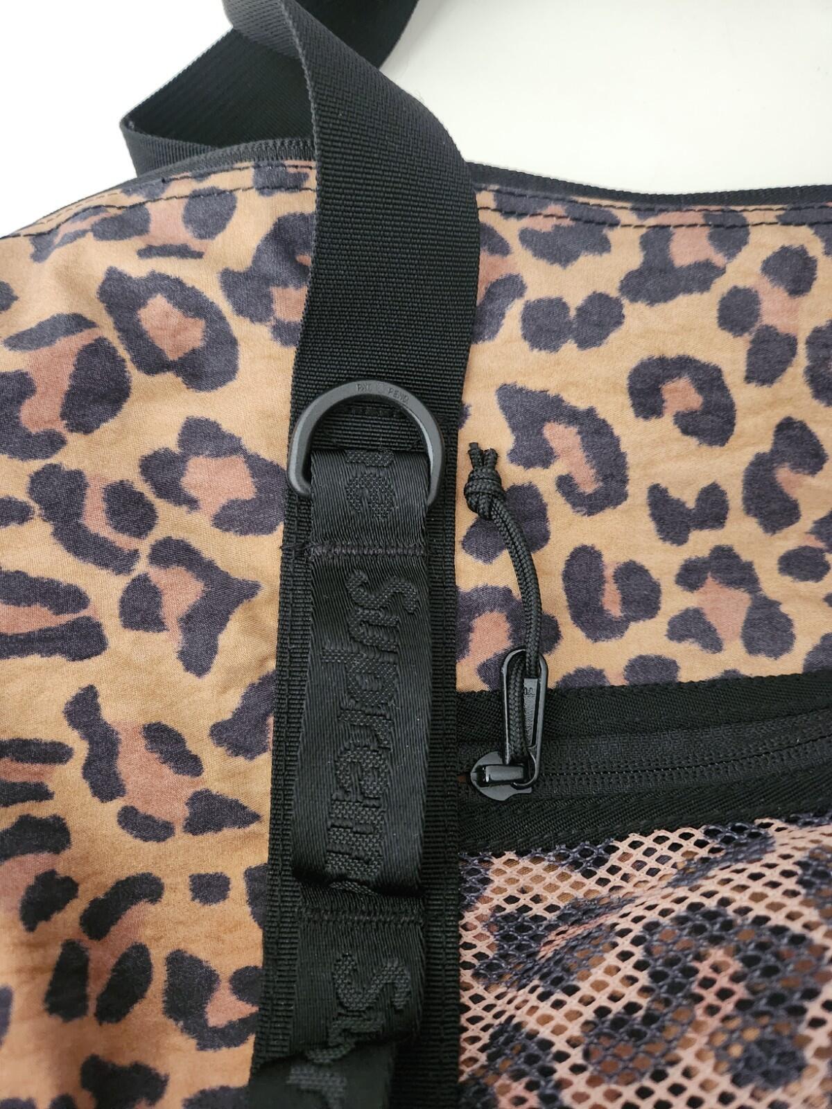 FW20 Supreme Leopard Tote Bag Water Resistant Cordura Fabric Animal Print