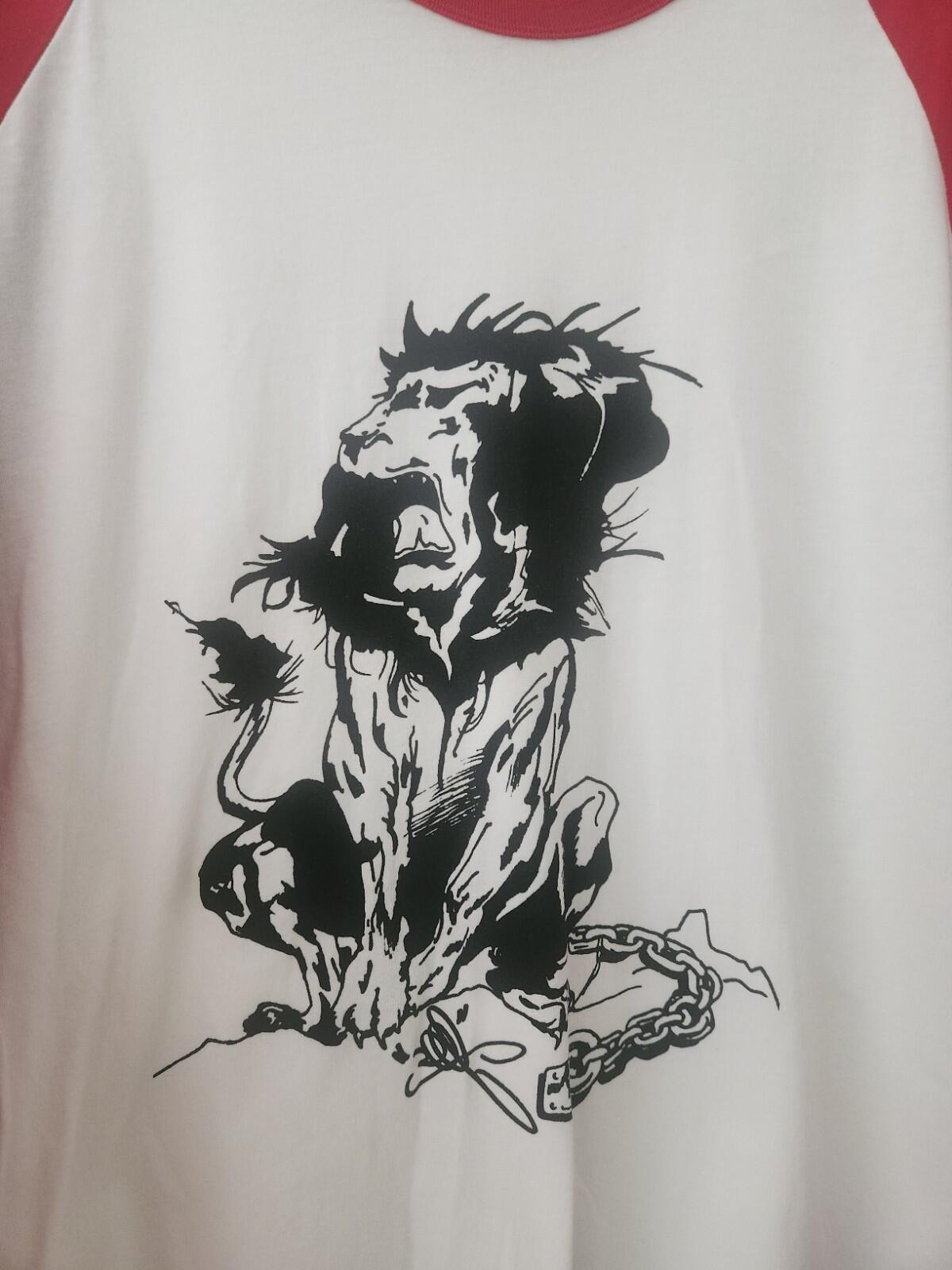 SS18 Supreme Lion Raglan Baseball Top XL Tee
