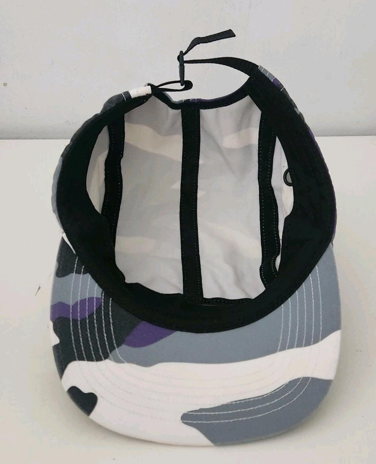 FW16 Supreme Camo Camp Cap Mütze Militär Lila Box Logo