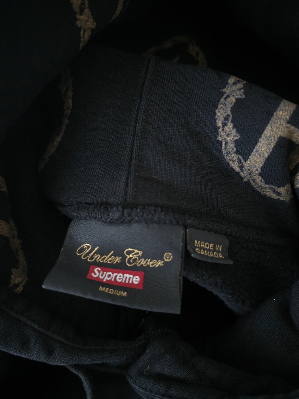 FW16 Supreme x Undercover Anarchy Hooded Sweatshirt Size M
