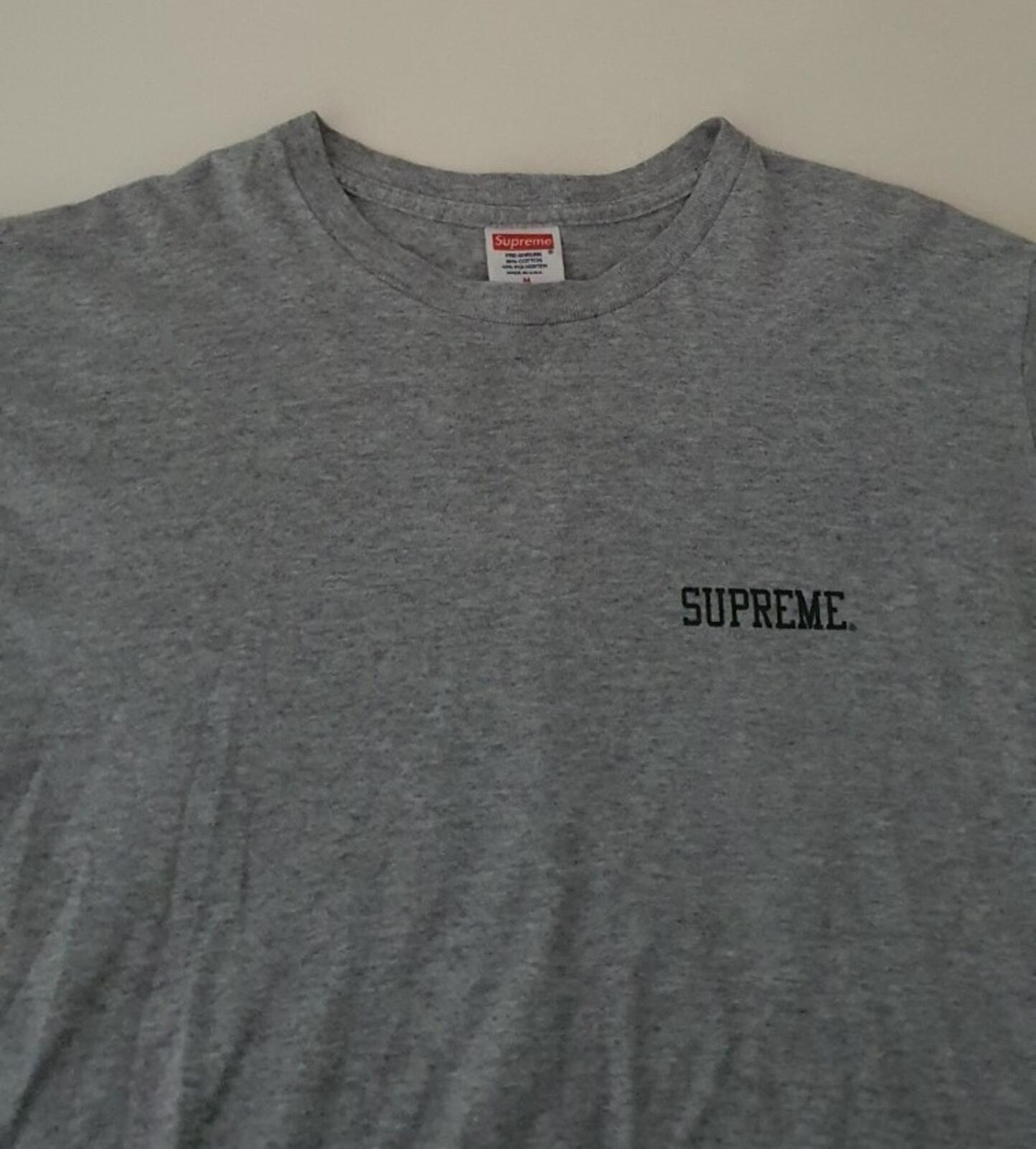 SS11 Supreme Matador tee heather grey T-shirt M medium vintage 2011 Bull Rare