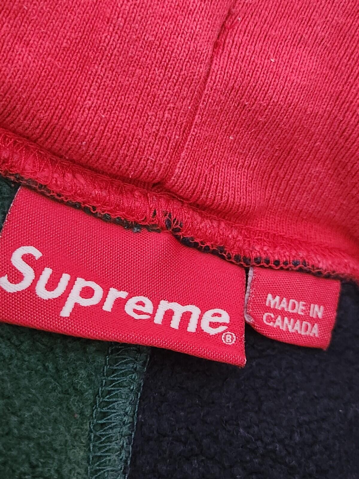 SS19 Supreme S Logo Colorblocked sweatshort Red Grey S small