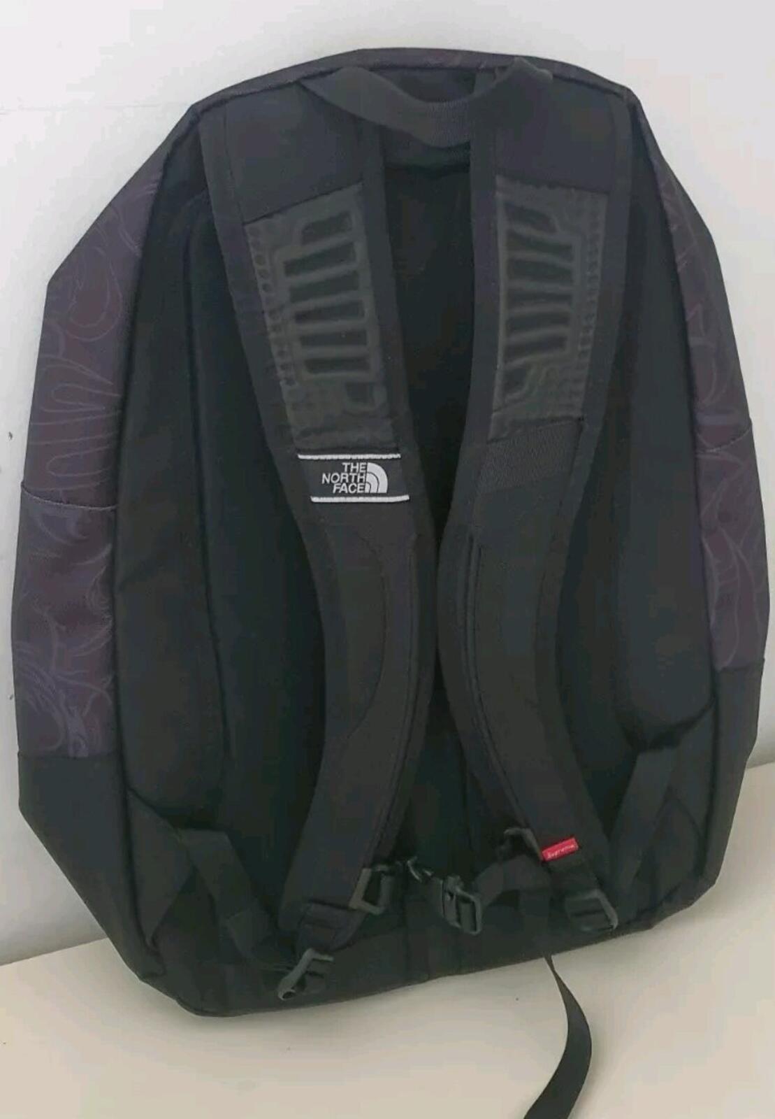 FW22 Supreme The North Face Steep Tech Backpack Water Resistant Bag Black Dragon