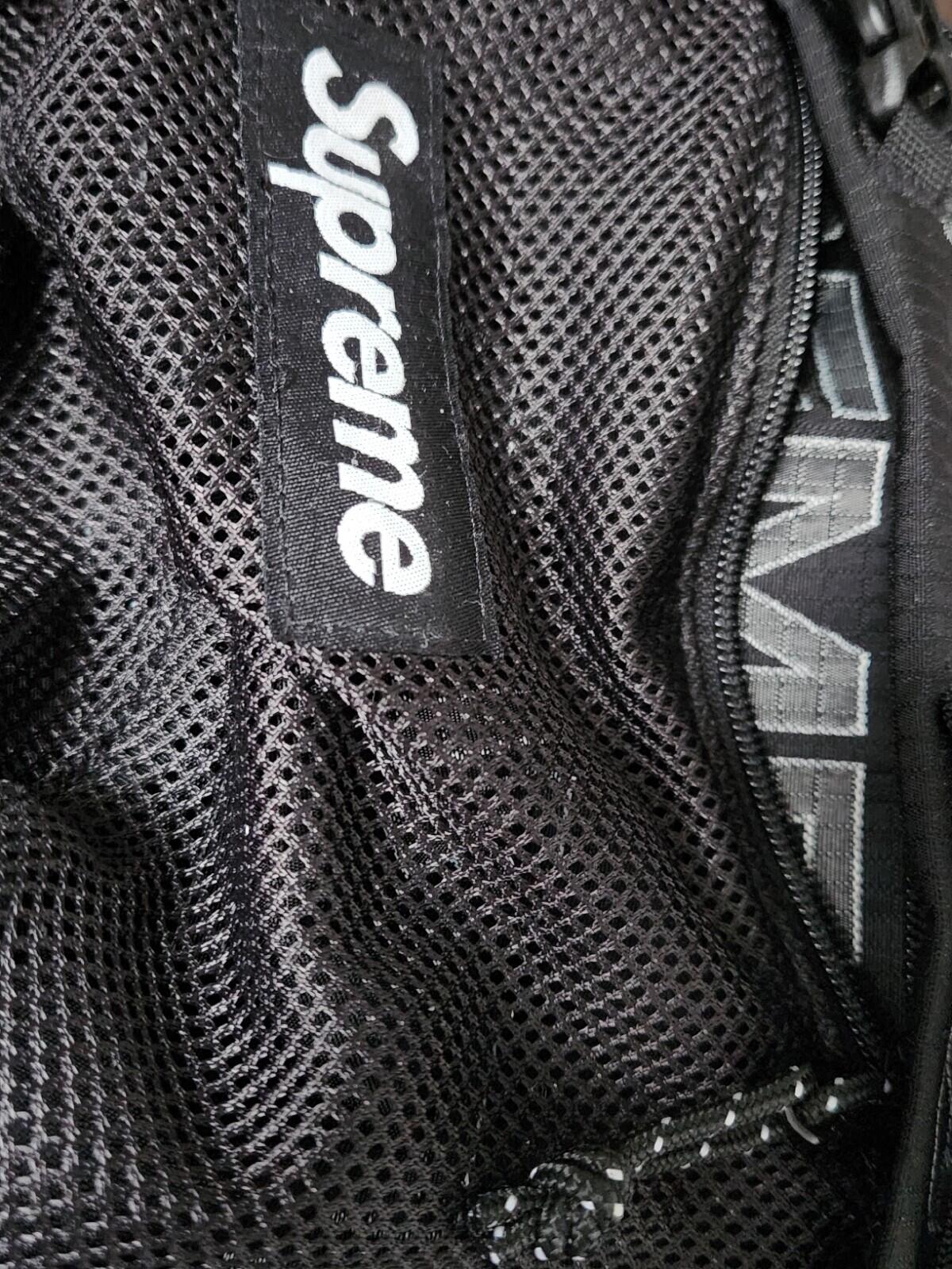 FW21 Supreme Sling Bag Umhänge-Gürteltasche Cordura-Gewebe Nylon wasserabweisend schwarz