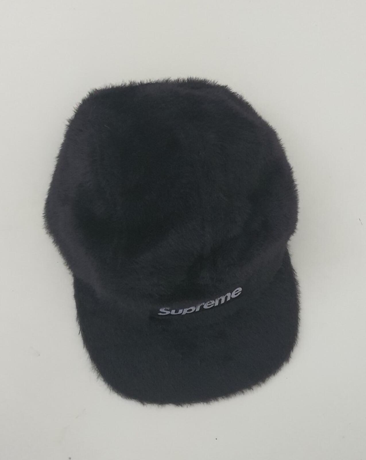 FW19 Supreme Faux Fur Camp Cap Black