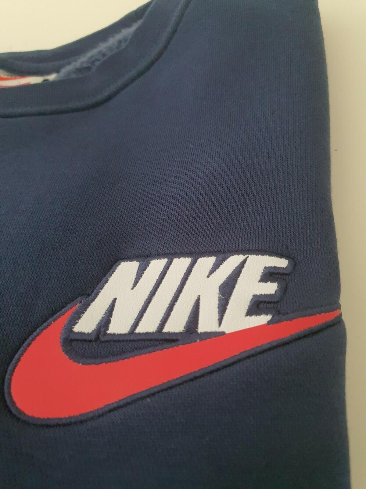 FW18 Supreme x Nike Crewneck Navy Size XXL