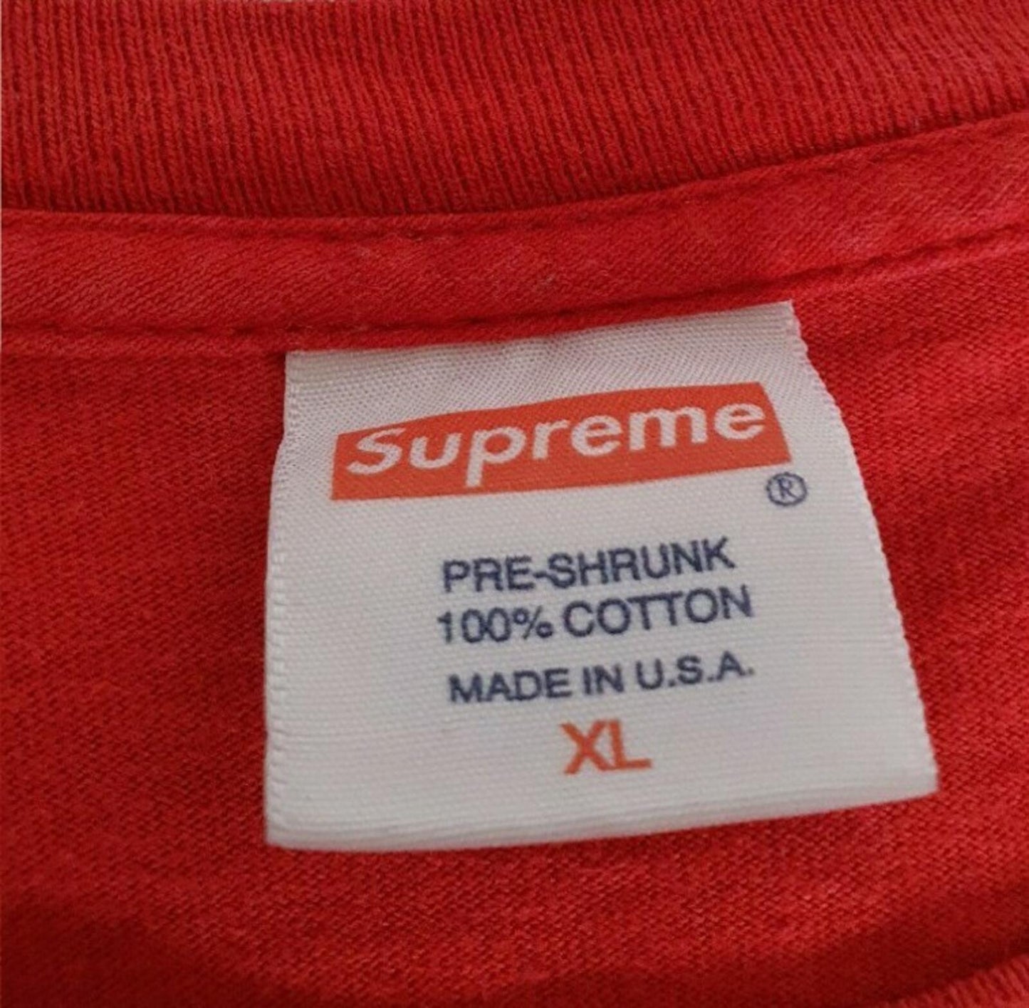 SS15 Supreme Daniel Johnston Camiseta Roja Talla XL