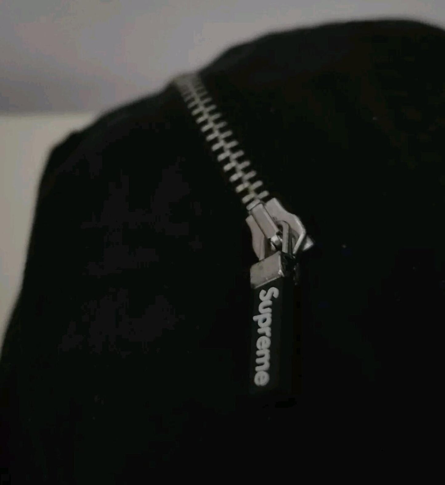 FW20 Supreme Zip Mesh Camp Cap Black