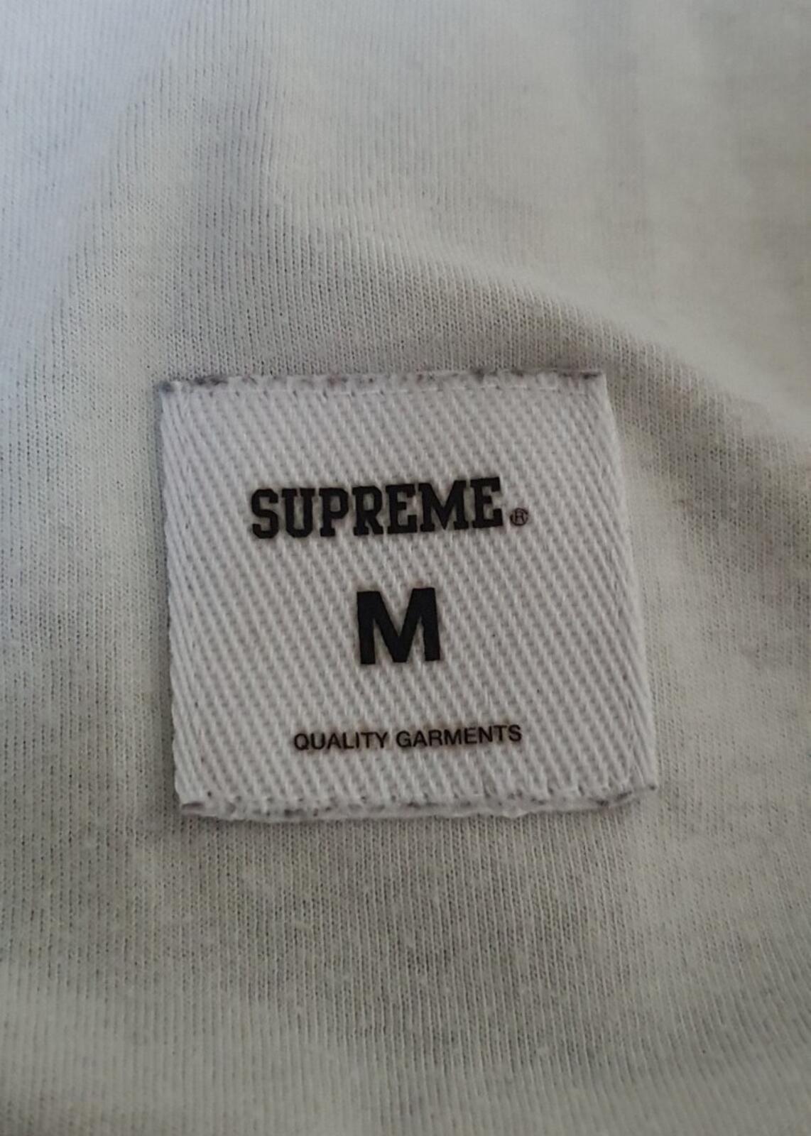 FW17 Supreme Glitter Arc Football Top White Größe M