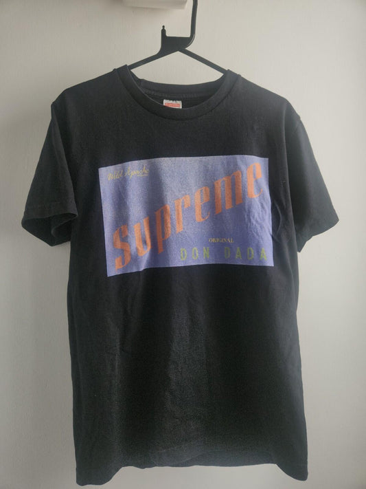 SS14 Supreme Original Tee M Medium T-shirt Vintage Black Made In USA Don Dada