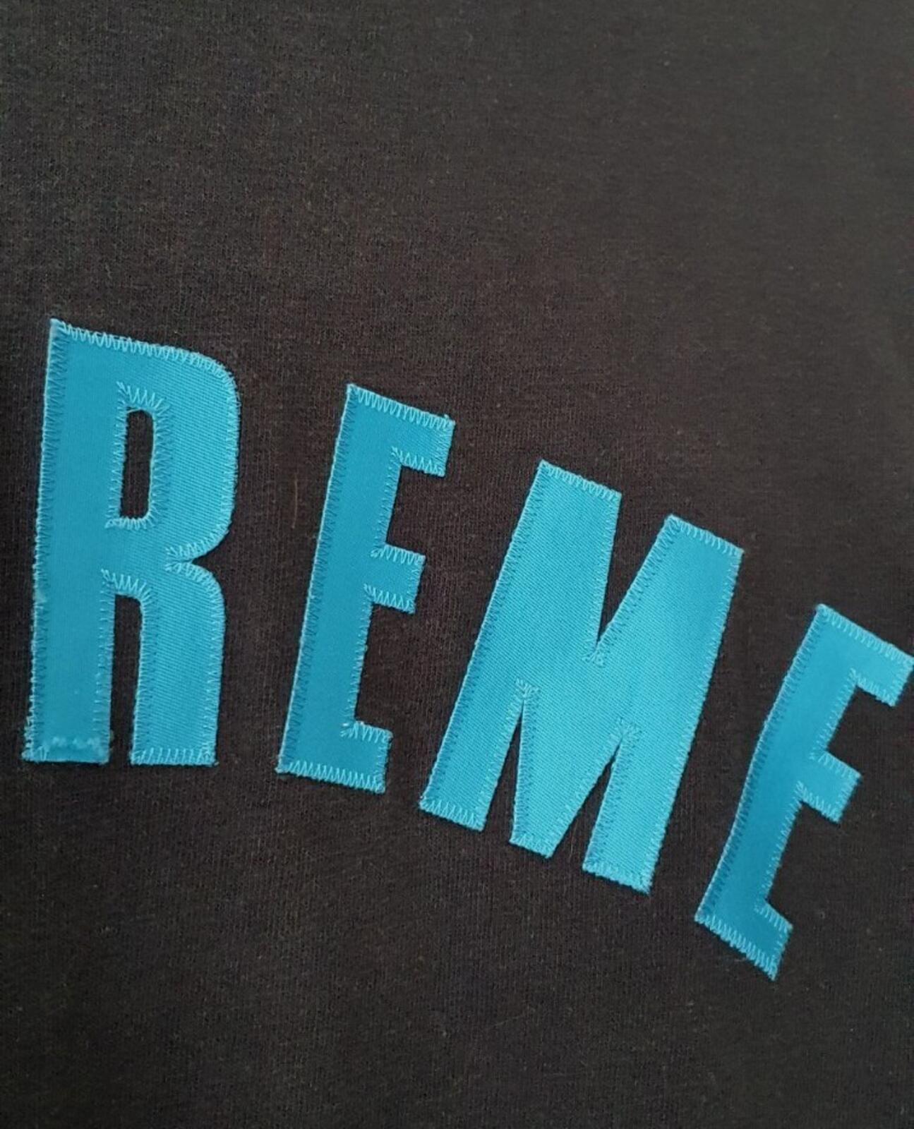 SS16 Supreme Arc Logo L/S top M medium navy long sleeve T-shirt tee
