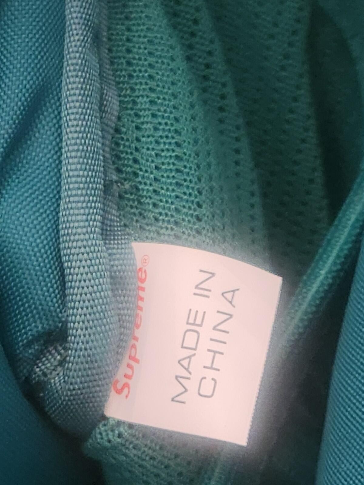 FW17 Supreme shoulder bag Dark Teal Box Logo Cordura Fabric Ripstop Nylon 1L