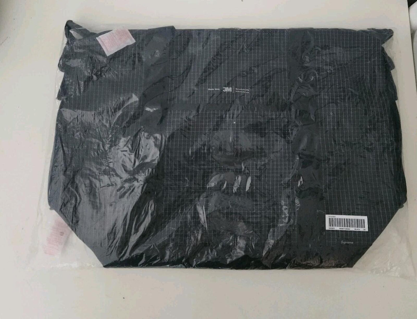 SS24 Supreme tote bag water resistant nylon black duffle holdall