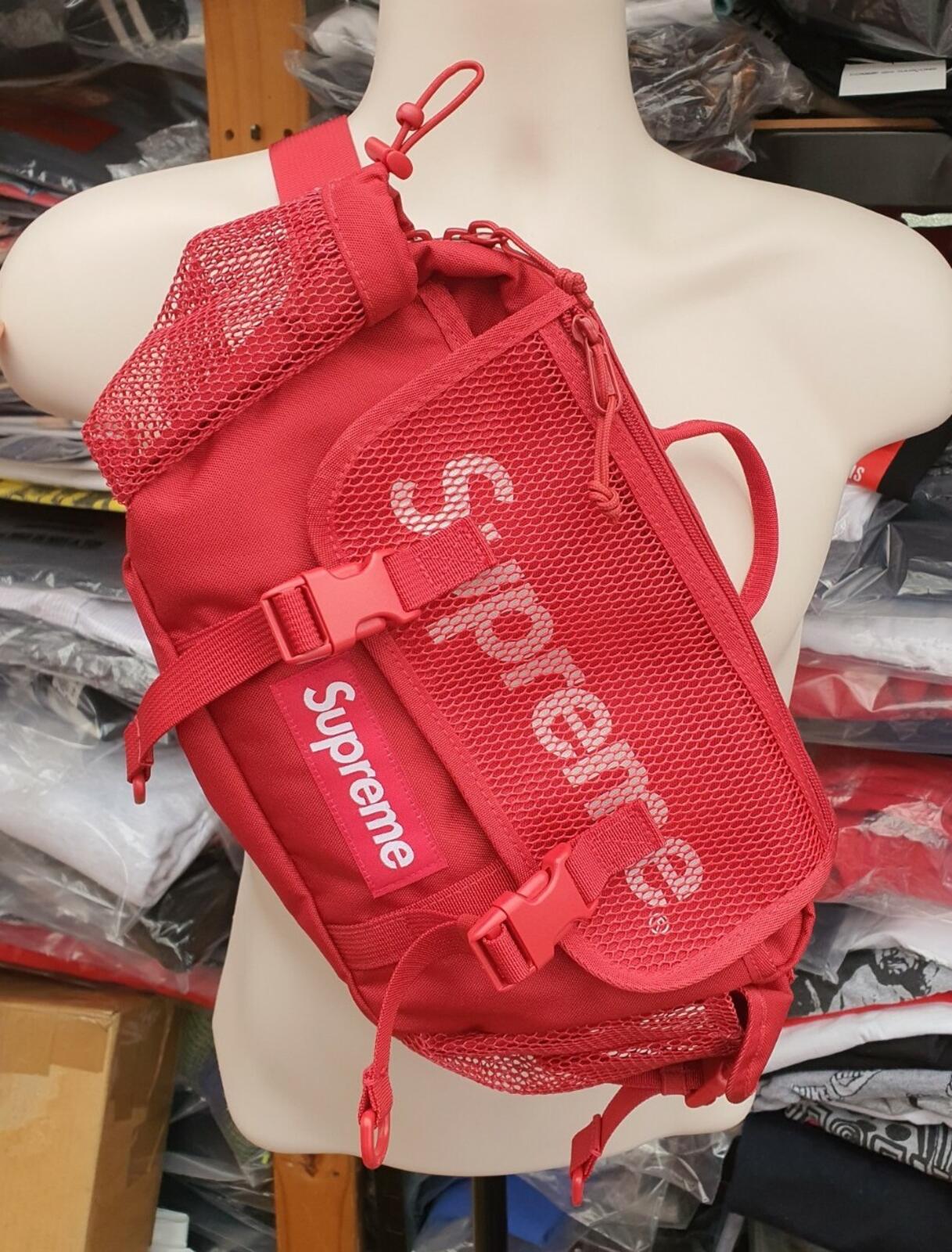 SS20 Supreme Waist Bag Dark Red