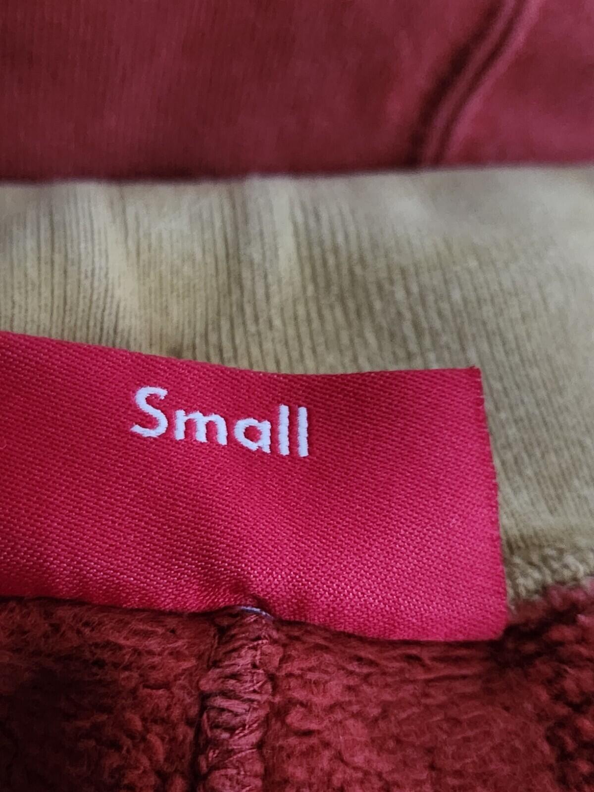 FW18 Supreme Striped Rim Sweatpant Rust pants size S Small Trousers Red