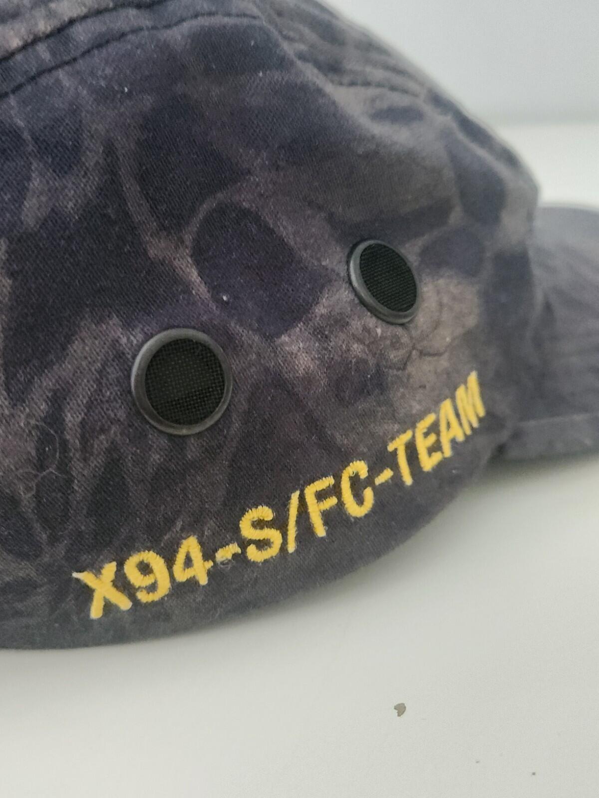 SS22 Supreme Military Camp Cap Hat Box logo Black Prym1 Camo