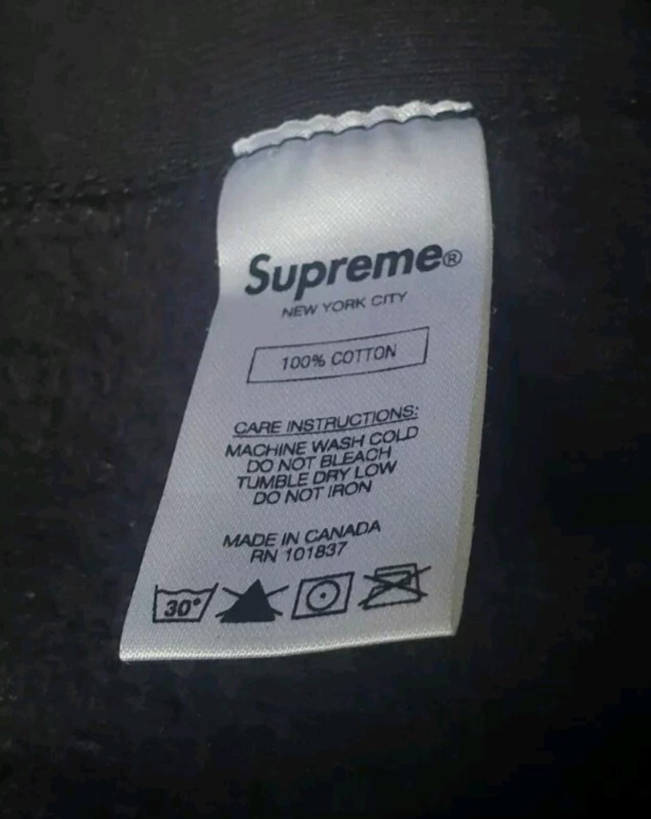 Set of FW19 Supreme S Logo sweatpant + Hooded Sweatshirt Black Hoodie Pants M
