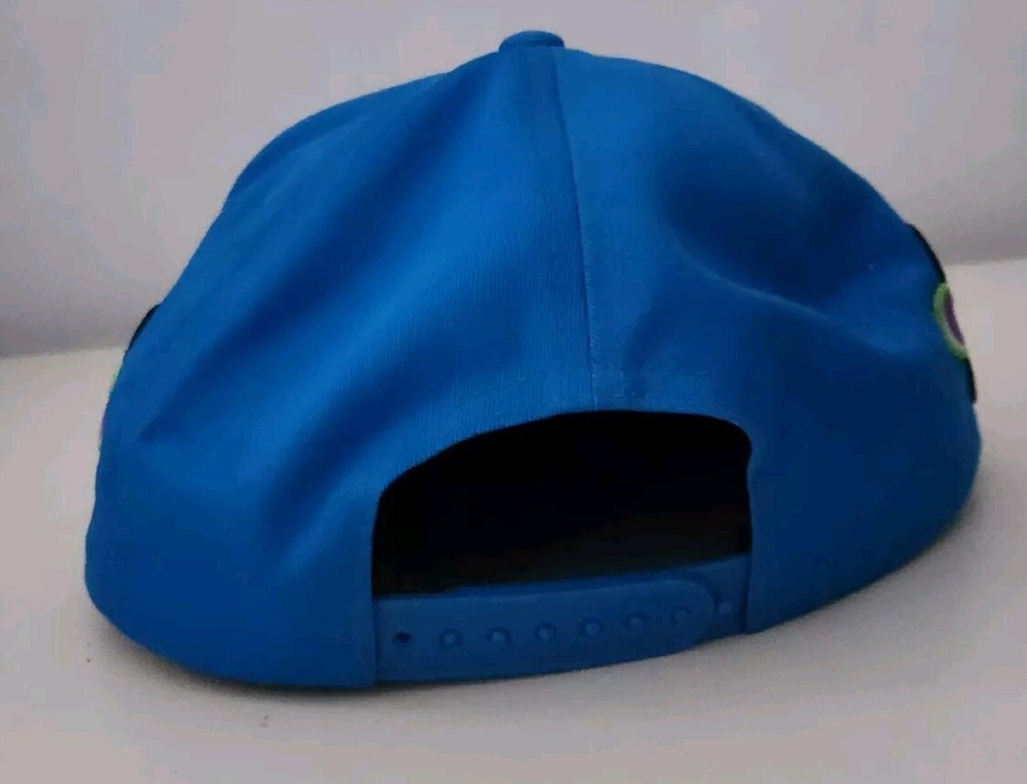 FW23 Supreme AOI Spellout 5-panel blue hat cap embroidered artwork by AOI