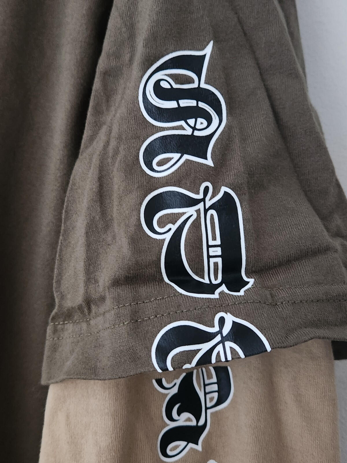 FW22 Supreme Layered Hooded L/S Top Hoodie Olive Size M
