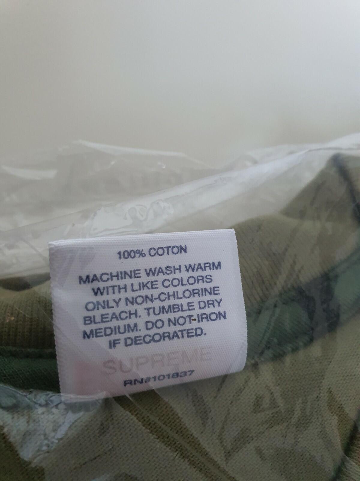 FW20 Supreme Verify Tee Woodland Vamo Size L