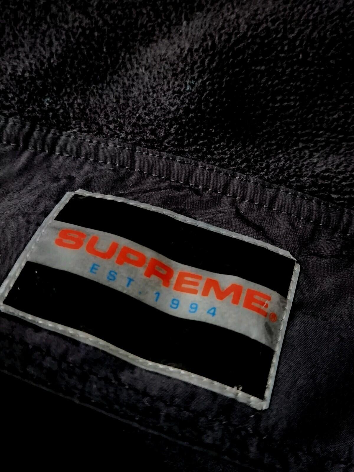 FW13 Supreme Fleece Pullover Hoodie Black Size M