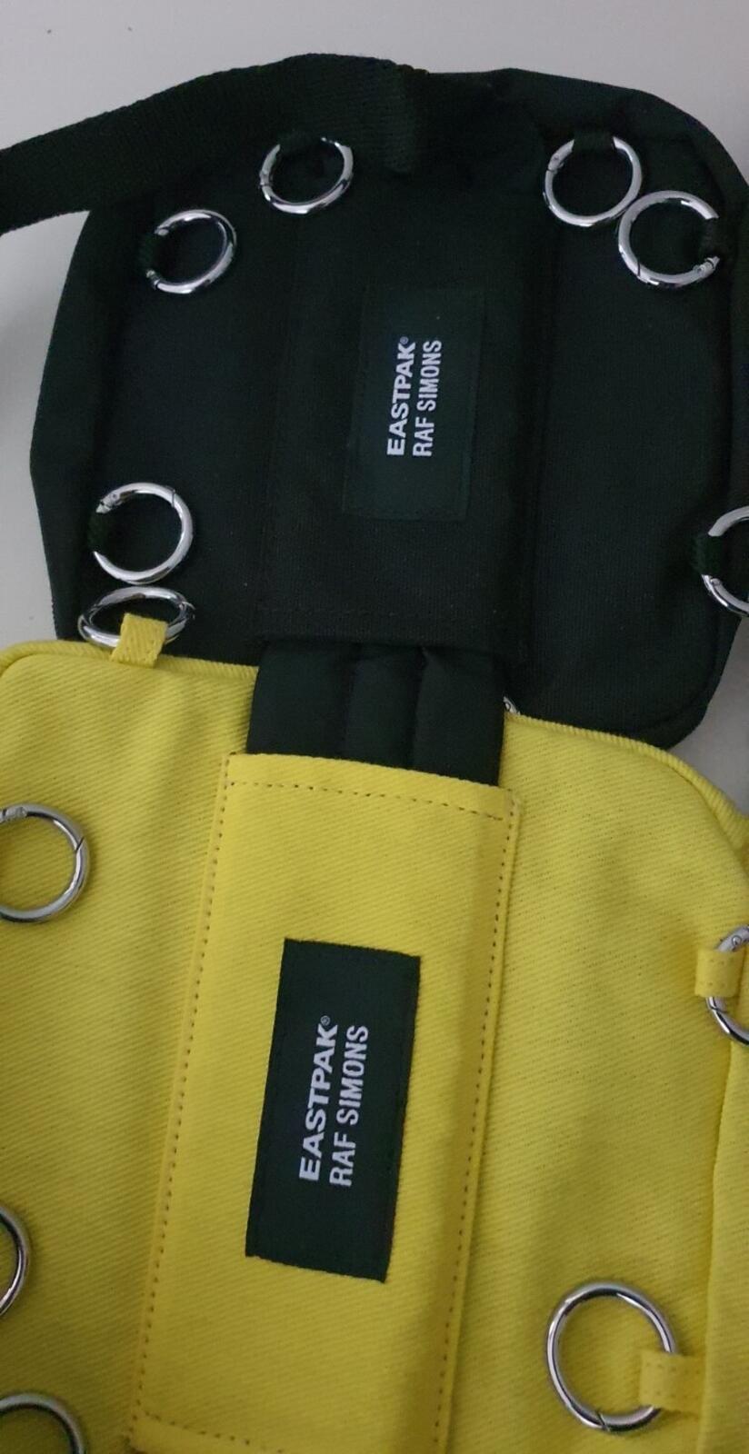Eastpak x Raf Simons Utility Gürteltasche UVP £135 2 Beutel weißer Stern Schulter