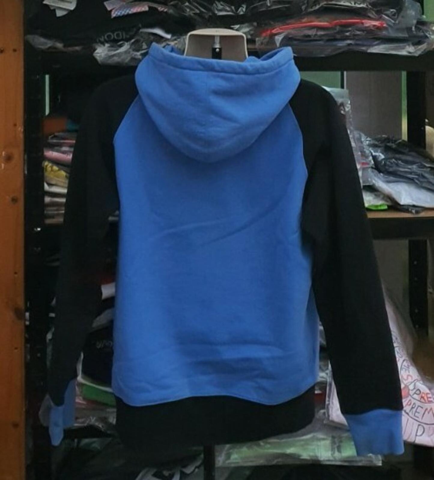 SS09 Supreme Neighborhood Zip Up Hooded Sweatshirt Blue Size XL 4