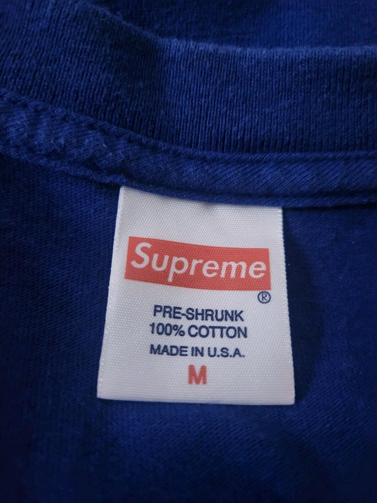 SS13 Supreme Bling Box Logo Tee Blue Size M