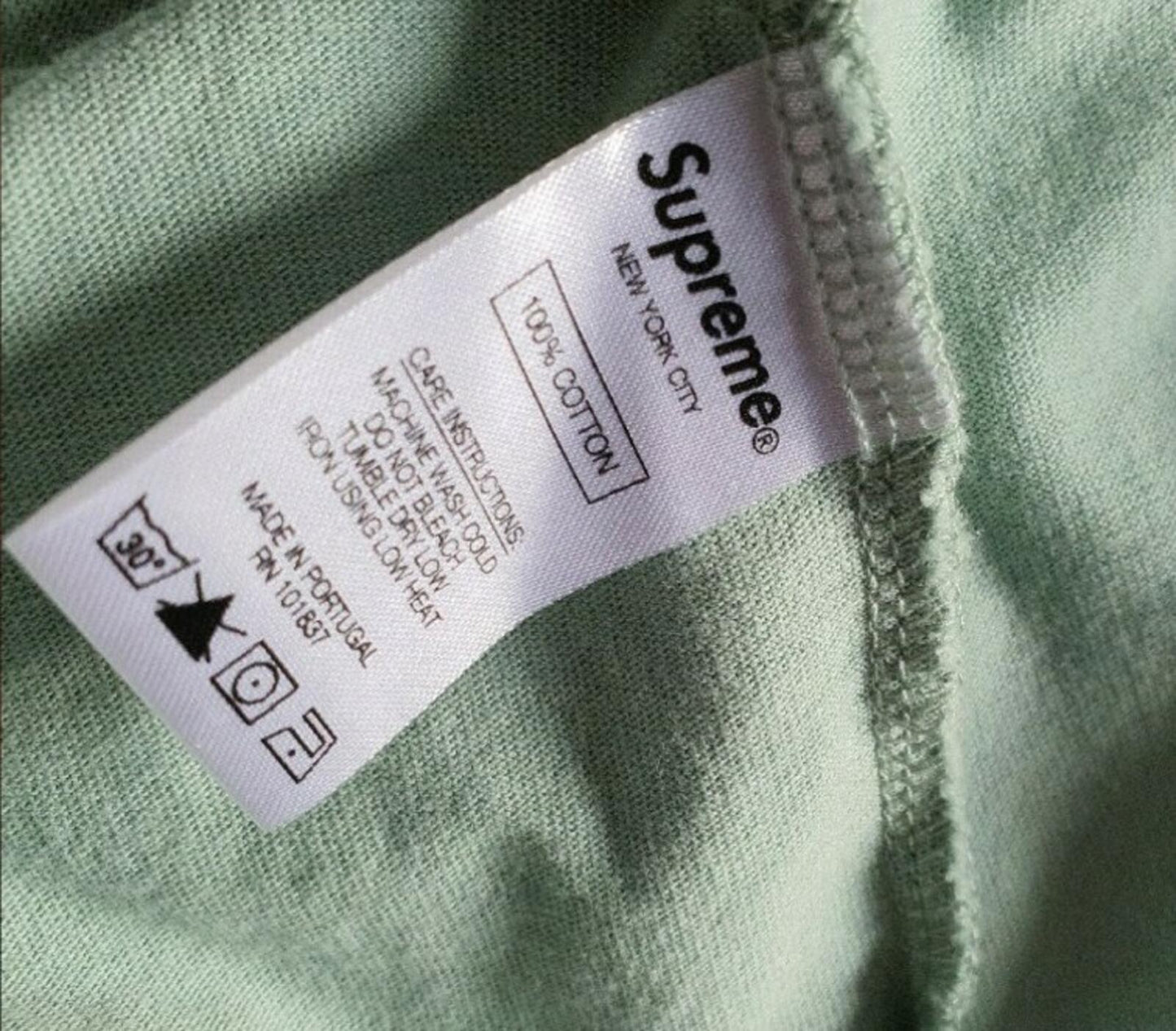 SS20 Supreme Nothing Else S/S Top Tee Dusty Teal Size M