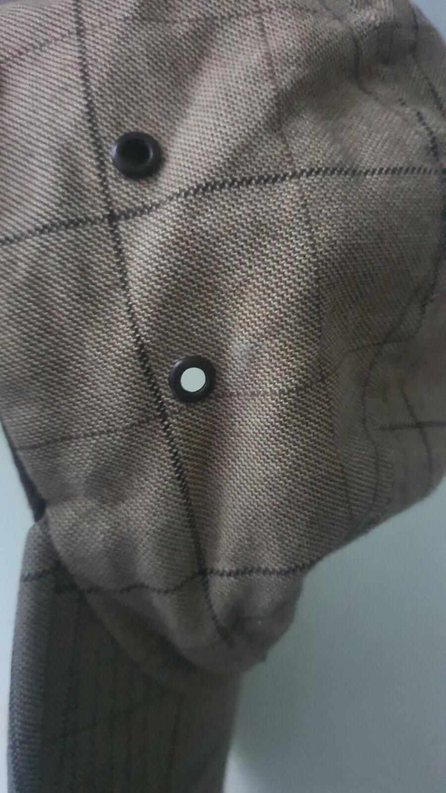 2002 Supreme Tweed Camp Cap Mütze Vintage Sehr selten Braun Beige
