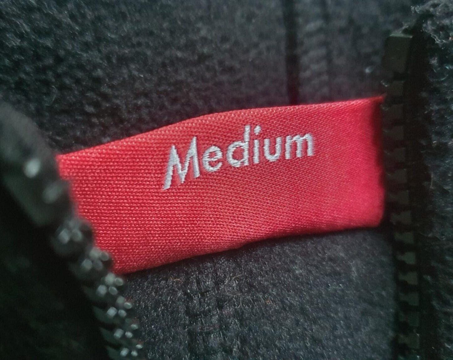 FW19 Supreme Polartec Half Zip Hooded Sweatshirt Black Size M