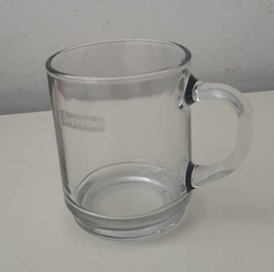 SS23 Supreme x Duralex Glasbecher langlebiges Hartglas 250ml klar Neu