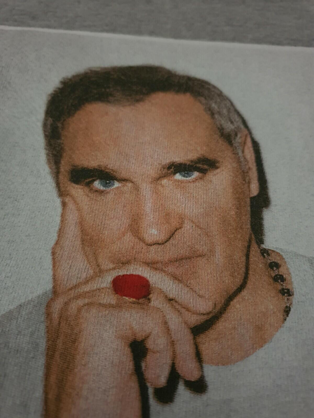 SS16 Supreme x Morrissey Photo Tee size M heather grey T-shirt