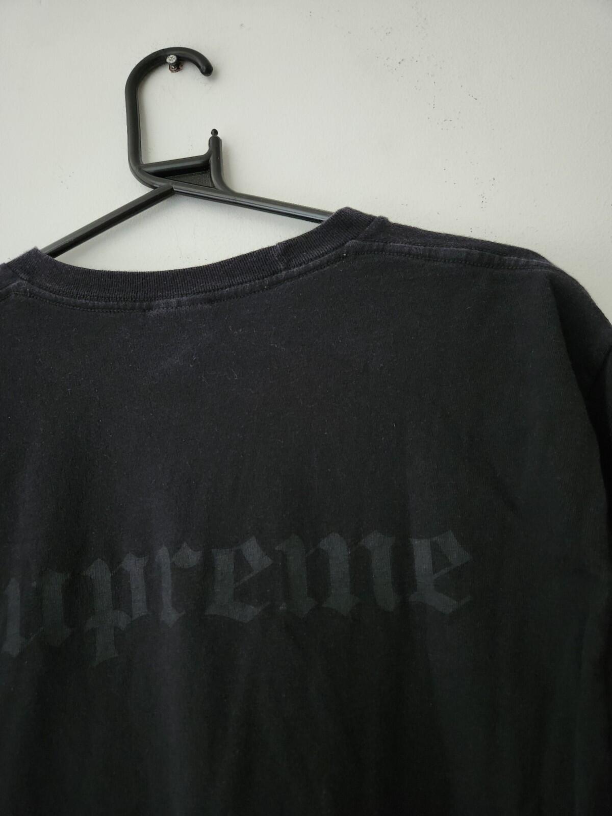 FW16 Supreme x Slayer Eagle Tee Black Size L