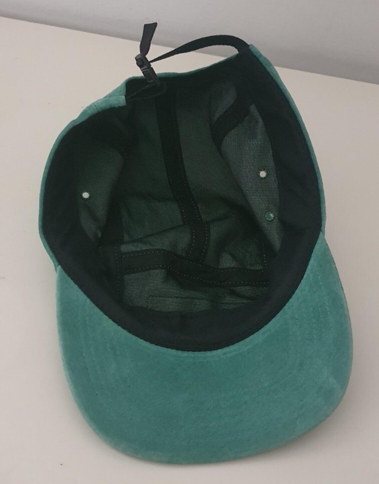 SS17 Supreme Suede Camp Cap Light Green Leather Hat Box Logo