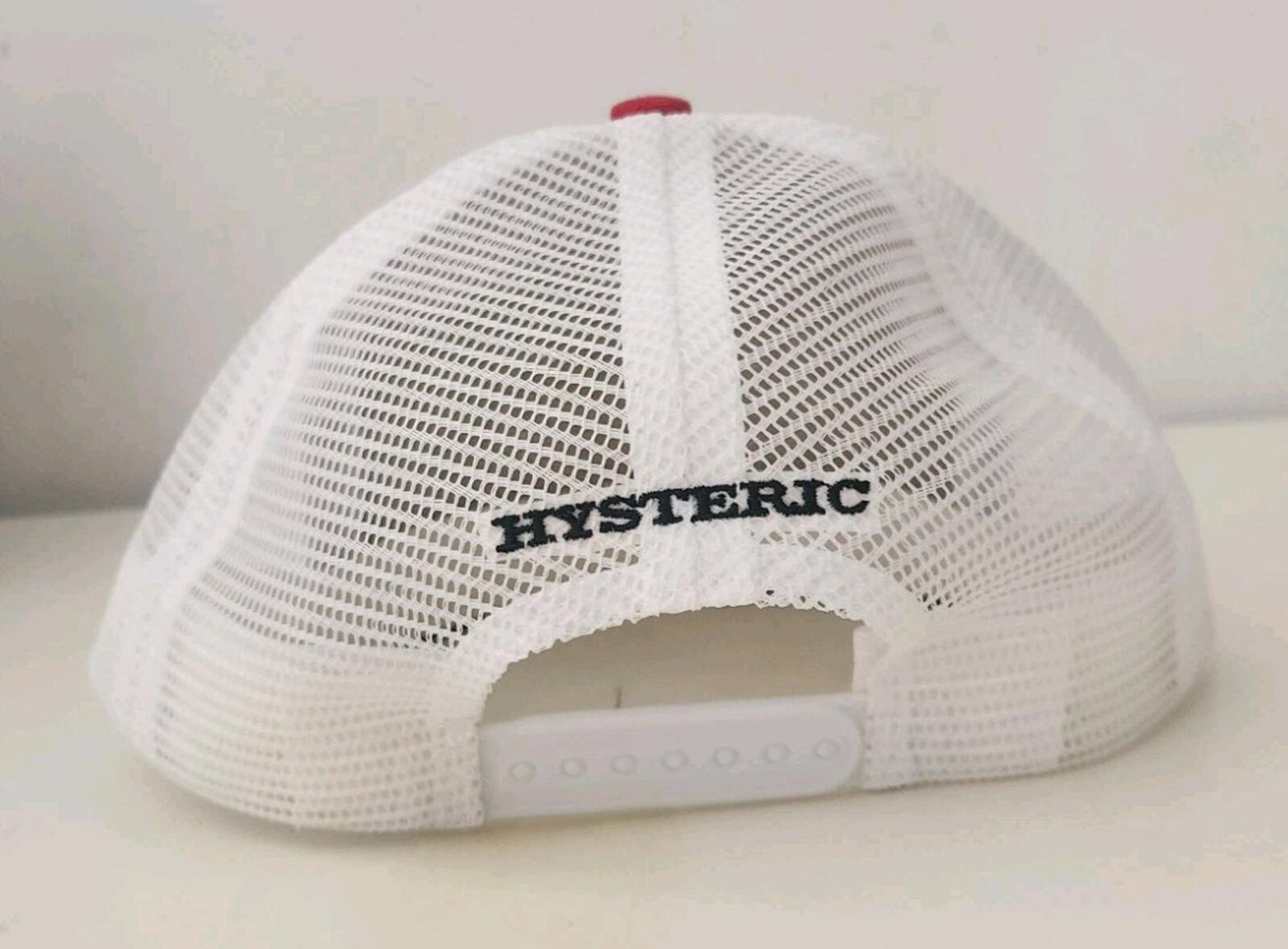 FW17 Supreme x Hysteric Glamour Mesh Back 5-Panel Cap Red